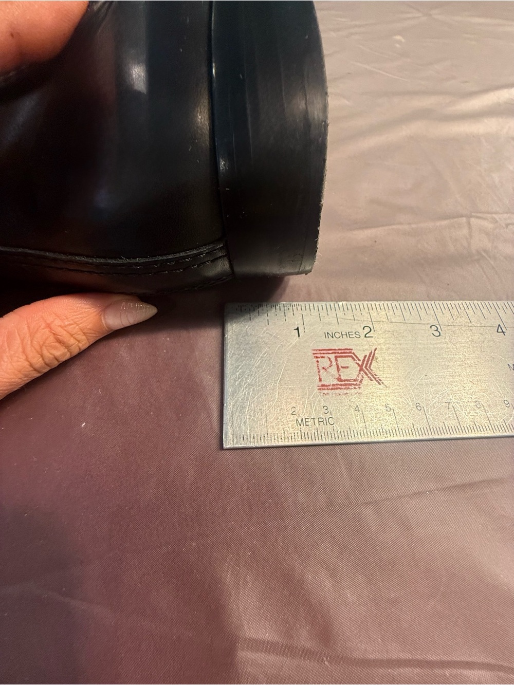 Tory Burch Wyatt Black Leather Over-the-Knee Riding Boots Size 7 MSRP $595 - Picture 11 of 11